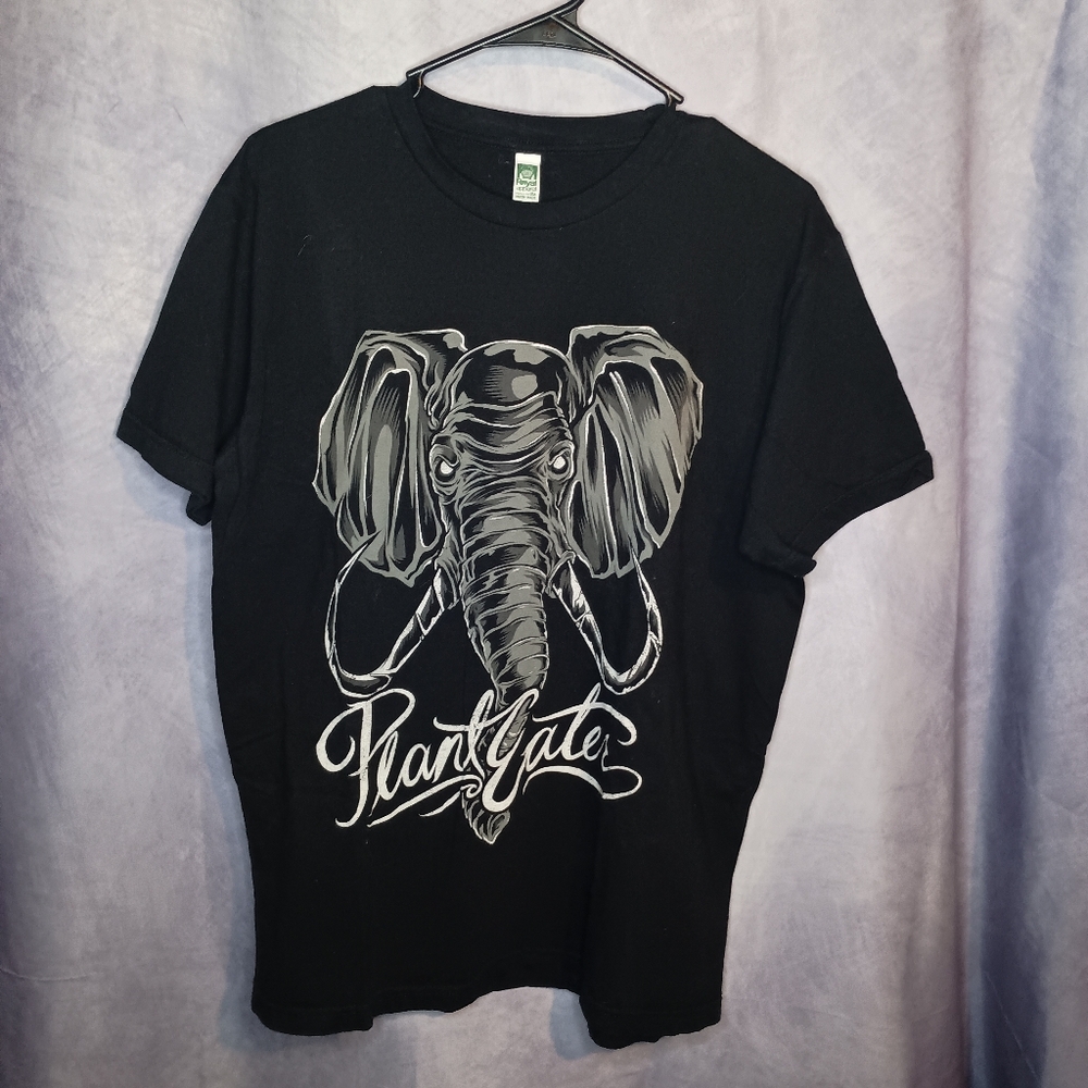 Compassion Co. Plant Eater Elephant Graphic Vegan Tee